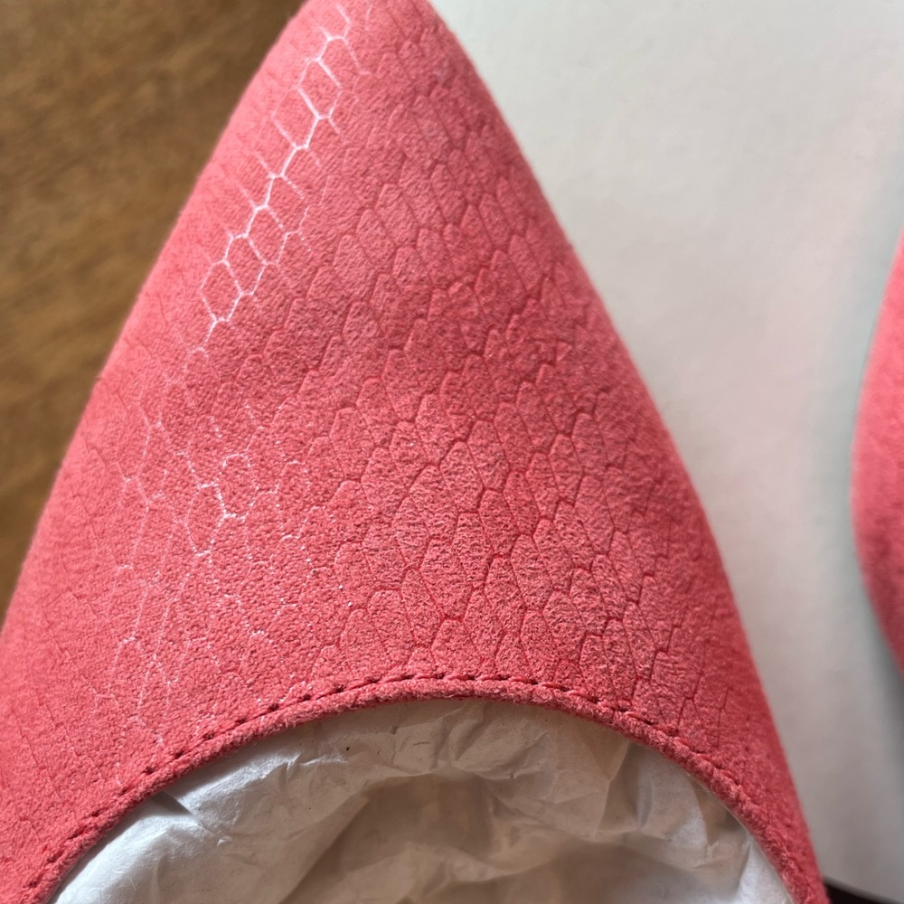 Anne Klein Kitten Heel Coral